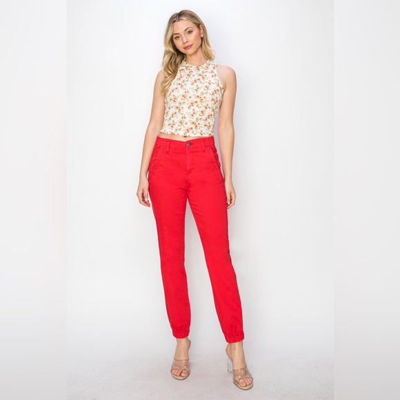 RISEN Full Size High Waisted Jogger Jeans - Picture 2 of 7